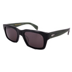 Rag & Bone // Mens RNB5038/S 0807 Square Sunglasses //  Black + Green