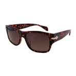 Rag & Bone // Mens RNB5057/S 2IK  Square Sunglasses // Dark Havana  + Brown