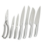 BergHOFF DiNA Frame 8pc Stainless Steel Knife Block Set