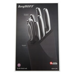 BergHOFF DiNA Frame 8pc Stainless Steel Knife Block Set