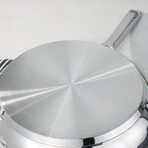 BergHOFF DiNA Helix Recycled 18/10 Stainless Steel Fry Pan, 9.5"