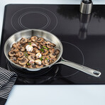 BergHOFF DiNA Helix Recycled 18/10 Stainless Steel Fry Pan, 9.5"