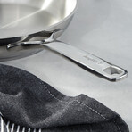 BergHOFF DiNA Helix 18/10 Stainless Steel 3pc Frying Pan Set, Recycled
