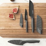 BergHOFF DiNA Vector Nonstick Stainless Steel 3Pc Knife Set