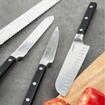 BergHOFF DiNA Gene Stainless Steel Santoku Knife, 5.5"