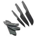 BergHOFF DiNA Vector Nonstick Stainless Steel 3Pc Knife Set