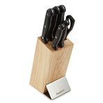 BergHOFF DiNA Pica 7pc Stainless Steel Knife Block Set