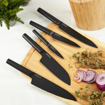 BergHOFF DiNA Boron 6pc Stainless Steel Knife Block Set