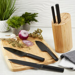 BergHOFF DiNA Boron 6pc Stainless Steel Knife Block Set