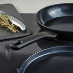 BergHOFF DiNA Helix 5pc Nonstick Specialty Pan Set with Turner, Recycled Aluminum