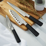 BergHOFF DiNA Codon Stainless Steel 3pc Knife Set