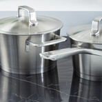 BergHOFF DiNA Meta 10pc Recycled 18/10 Stainless Steel Cookware Set