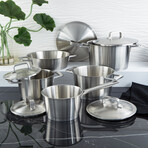 BergHOFF DiNA Meta 10pc Recycled 18/10 Stainless Steel Cookware Set