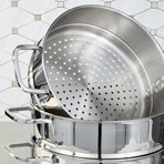 BergHOFF DiNA Helix 18/10 Stainless Steel 5pc Steamer Set, Recycled