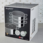 BergHOFF DiNA Helix 18/10 Stainless Steel 5pc Steamer Set, Recycled