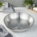 BergHOFF DiNA Helix Recycled 18/10 Stainless Steel Frying Pan, 11"