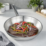 BergHOFF DiNA Helix Recycled 18/10 Stainless Steel Frying Pan, 11"