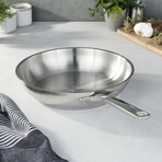 BergHOFF DiNA Helix Recycled 18/10 Stainless Steel Frying Pan, 11"