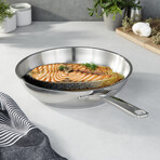 BergHOFF DiNA Helix Recycled 18/10 Stainless Steel Frying Pan, 11"
