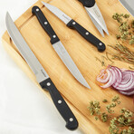 BergHOFF DiNA Pica 7pc Stainless Steel Knife Block Set