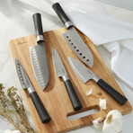 BergHOFF DiNA Codon 5pc Stainless Steel Santoku Set