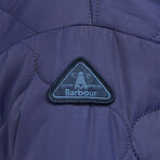 Barbour // Women's // Printed Reversible Apia Quilt Jacket // Eternal Ink + Light Trench Starling Print (10)