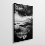 The Fisherman's Son Who Wanted To Be A Mountaineer by Stoian Hitrov (26"H x 18"W x 1.5"D)