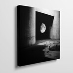 To The Moon by Stoian Hitrov (18"H x 18"W x 1.5"D)