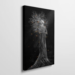 Dark Portrait In Autumn II by Viviana Gonzalez (26"H x 18"W x 1.5"D)
