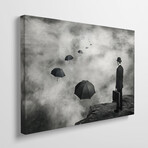 The Road Less Traveled by Alain Villeneuve (18"H x 26"W x 1.5"D)