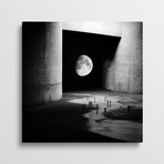 To The Moon by Stoian Hitrov (18"H x 18"W x 1.5"D)