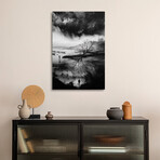 The Fisherman's Son Who Wanted To Be A Mountaineer by Stoian Hitrov (26"H x 18"W x 1.5"D)