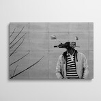 Moped Head by Unknown Artist (18"H x 26"W x 1.5"D)