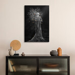 Dark Portrait In Autumn II by Viviana Gonzalez (26"H x 18"W x 1.5"D)