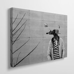 Moped Head by Unknown Artist (18"H x 26"W x 1.5"D)