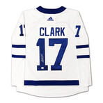 Wendel Clark // Toronto Maple Leafs // Signed Adidas White Jersey