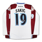 Joe Sakic // Colorado Avalance // Autographed White Jersey