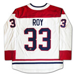 Patrick Roy // Montreal Canadiens // Autographed White Jersey