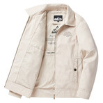Zip Up Jacket // Off-White (M)