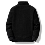 Corduroy Faux Shearling-lined Jacket // Black (2XL)