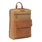 Rhodes Commuter Backpack // Brown Antique + Tan