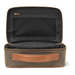 Antique Cotton Travel Kit // Brown Antique + Tan