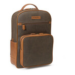 Rhodes Backpack // Brown Antique + Tan