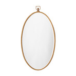 Brook Mirror, Antique Brass