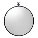 Round Iron Mirror