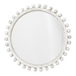 Horizon Wood Mirror, White