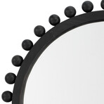 Horizon Wood Mirror, Charcoal