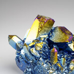 Rainbow Aura Quartz Crystal Cluster // 383.6 grams