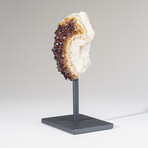 Citrine Quartz Crystal Cluster on Metal Stand // 7.5", 2.2 lbs