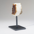 Citrine Quartz Crystal Cluster on Metal Stand // 6.5", 2.2 lbs
